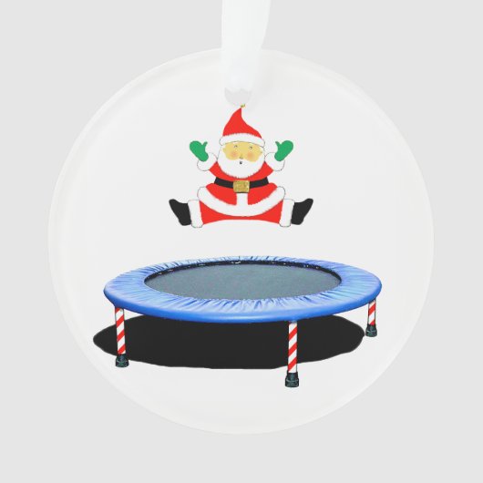 Personalized Trampoline Holiday Gift オーナメント (正面)