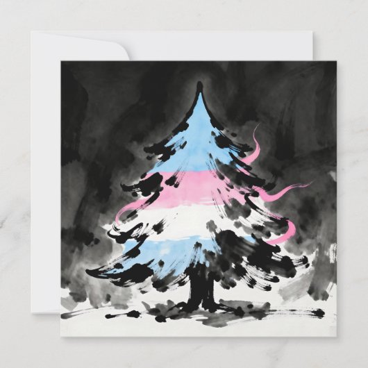 Personalized Transgender Christmas Poem シーズンカード (正面)