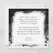 Personalized Transgender Christmas Poem シーズンカード (裏面)