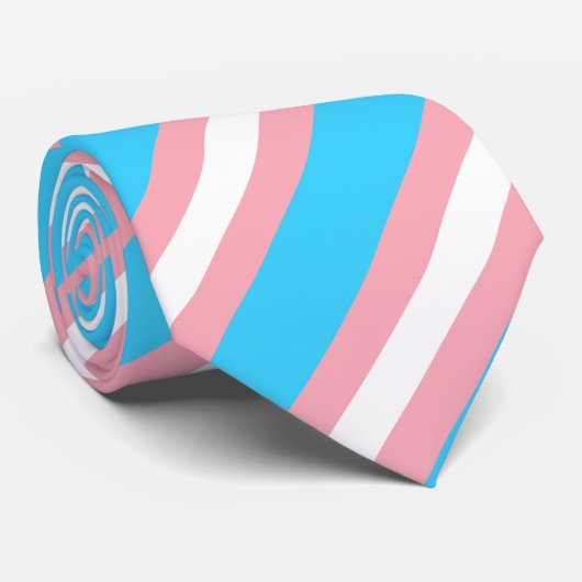 Personalized Transgender Flag ネクタイ (ロール)