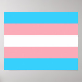 Personalized Transgender Flag ポスター