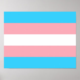 Personalized Transgender Flag ポスター
