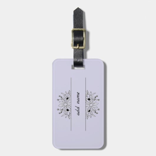 “Personalized Travel Luggage Tag” ラゲッジタグ (正面縦)