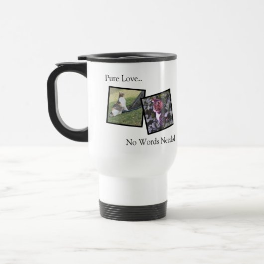 Personalized Travel Mug For Animal Lovers トラベルマグ (左)