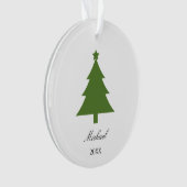 Personalized Tree Ornament Mark for Holiday Cheer オーナメント (正面)
