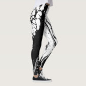 Personalized Trendy Abstract Design Leggings レギンス (右)