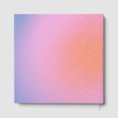 Personalized Trendy Lavender Purple Bat Mitzvah ゲストブック (裏面)