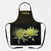 Personalized Tropic Flower Apron エプロン (正面)