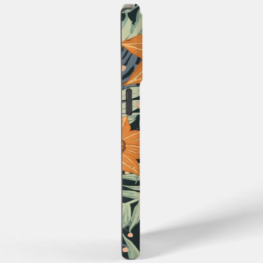 Personalized Tropical Floral Leaves  Case-Mate iPhoneケース (裏面 / 右)