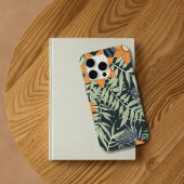 Personalized Tropical Floral Leaves  Case-Mate iPhoneケース