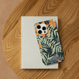 Personalized Tropical Floral Leaves  iPhone 15 Pro Maxケース