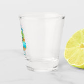 Personalized Tropical Island ショットグラス (右)