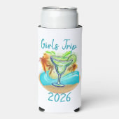 Personalized Tropical Island スリム缶クーラー (Seltzer正面)