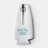 Personalized Tropical Island ボトルクーラー (裏面)