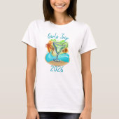Personalized Tropical Island Tシャツ (正面)