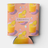 Personalized Tropical Mango Smoothie Style 缶クーラー (正面)