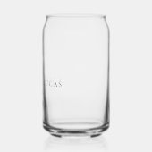 Personalized Tropical Wedding Destination Weekend ガラス缶 (右)