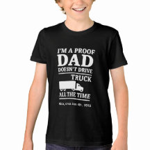 Personalized Trucker Dad Kids Shirt