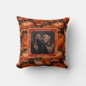 Personalized True Love5Th Anniversary Throw Pillow クッション (正面)