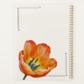 Personalized Tulip Planner Aesthetic Weekly Floral プランナー手帳 (裏面)