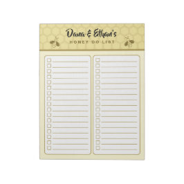 Personalized Two Column Honey Do List Notepad ノートパッド