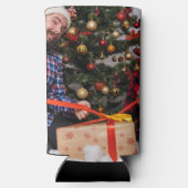 Personalized Two Sided Family Christmas Photo  スリム缶クーラー (裏面)