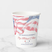 Personalized U.S. Military Retirement 紙コップ (裏面)