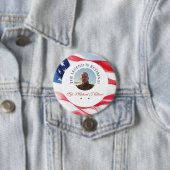 Personalized U.S. Military Retirement Photo 缶バッジ (インサイチュ)