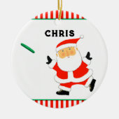 personalized ultimate frisbee 2022 collectible セラミックオーナメント (正面)