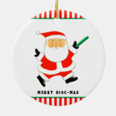 personalized ultimate frisbee 2022 collectible セラミックオーナメント (裏面)