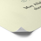 Personalized Umrah Mubarak Gifts & Islamic Wall Ar ポスター (角)