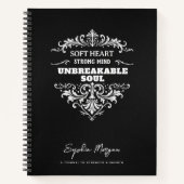 Personalized Unbreakable Soul Spiral Notebook ノートブック (正面)