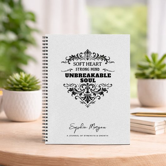 Personalized Unbreakable Soul Spiral Notebook ノートブック