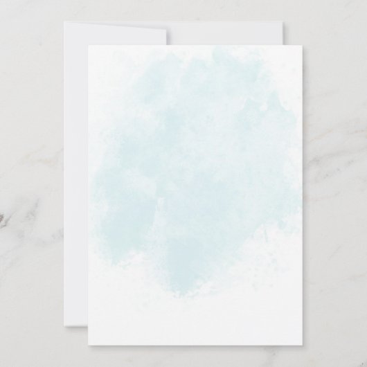 Personalized Under the Sea Crab Birthday Invitatio 招待状 (裏面)