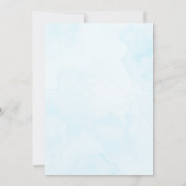 Personalized Under the Sea Downloadable Birthday I 招待状 (裏面)