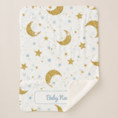 Personalized Under the Stars Soft Blanket  シェルパブランケット (正面)