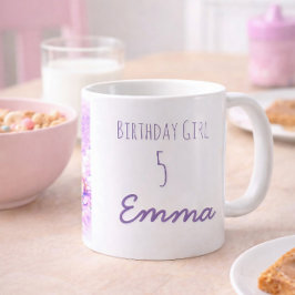 Personalized Unicorn Birthday Girl Mug Unicorn🦄 コーヒーマグカップ