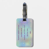 Personalized Unicorn luggage tag ラゲッジタグ (裏面縦)