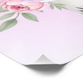 Personalized Unicorn Magical Birthday Welcome ポスター (コーナー)