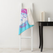 Personalized Unicorn on Clouds 3 シェルパブランケット (インサイチュ)