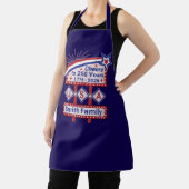 Personalized USA 250–Patriotic Retro Marquee エプロン (インサイチュ)