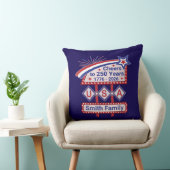 Personalized USA 250–Patriotic Retro Marquee クッション (椅子)