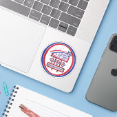 Personalized USA 250–Patriotic Retro Marquee シール (ノートパソコンとiPhone)