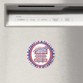 Personalized USA 250–Patriotic Retro Marquee マグネット (インサイチュ (食洗機))