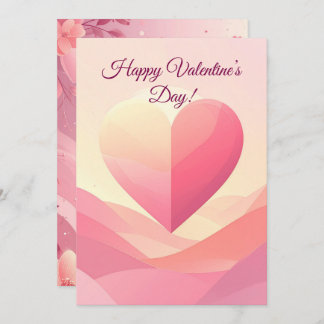 Personalized Valentine Card – Romantic Love Greeti シーズンカード
