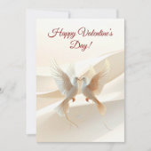 Personalized Valentine Card – Romantic Love Greeti シーズンカード (正面)