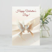 Personalized Valentine Card – Romantic Love Greeti シーズンカード (スタンド正面)