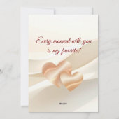 Personalized Valentine Card – Romantic Love Greeti シーズンカード (裏面)