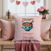 Personalized Valentine Day Pillow Funny Food クッション
