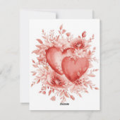 Personalized Valentine Gift for Wife or Husband シーズンカード (裏面)